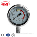 Stainless Steel Dual Scale Pressure Gauge for Pneumatic Compressed Air Regulator